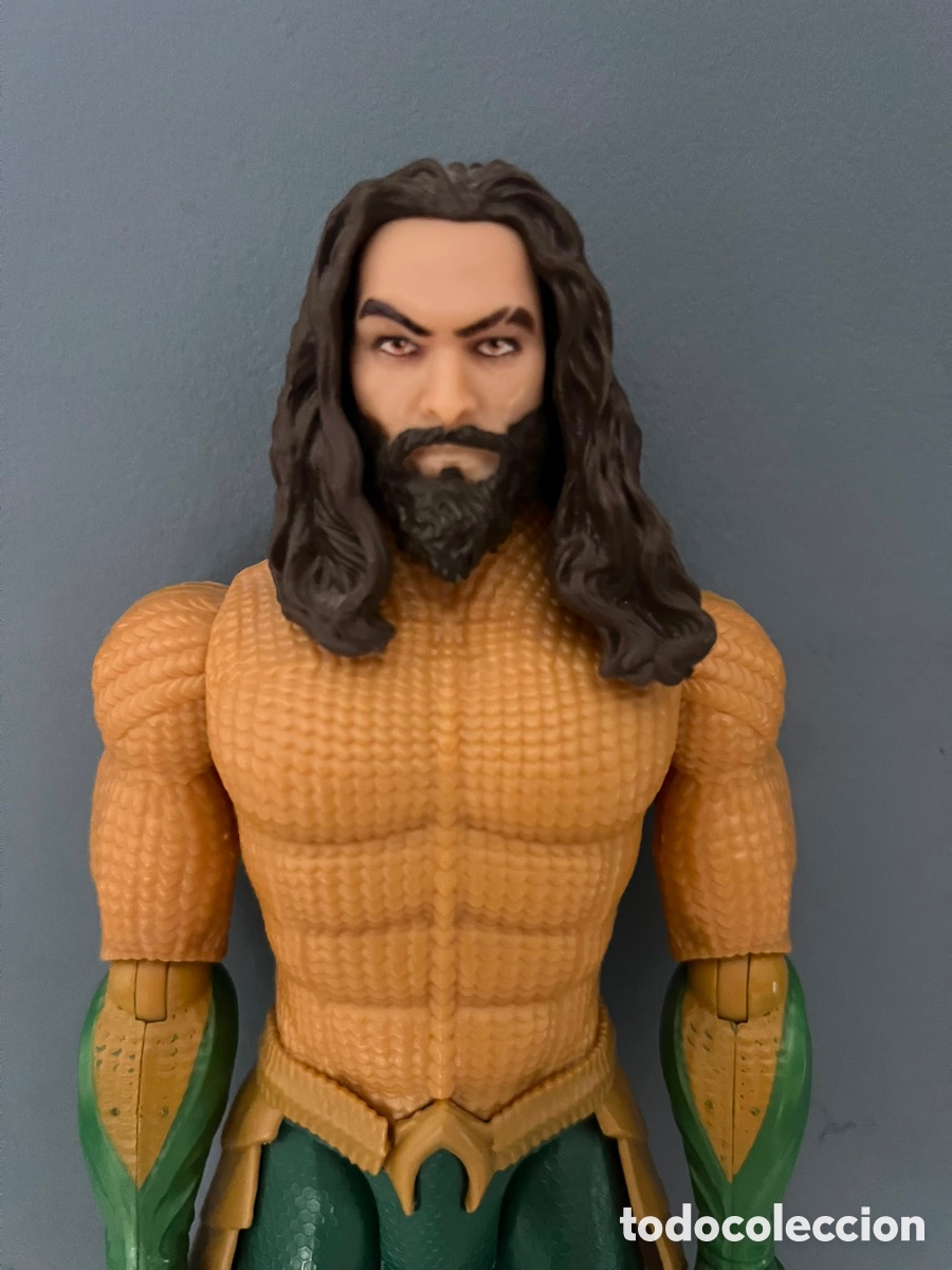 Figuras y mu&ntilde;ecos DC: Figura Aquaman True-Moves 30 cm - Foto 2