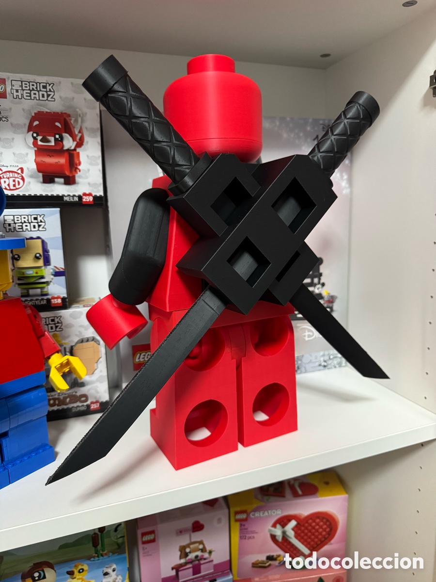 Figuras y mu&ntilde;ecos DC: Deadpool 40cm tipo lego 3D - Foto 2