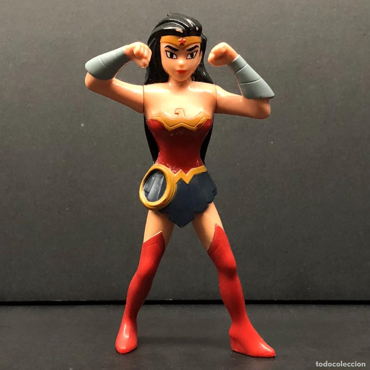 Figuras y mu&ntilde;ecos DC: FIGURA DE ACCION - WONDER WOMAN - JUSTICE LEAGUE ACTION - DC - BURGUER KING - 11 X 5,5 CM / 555