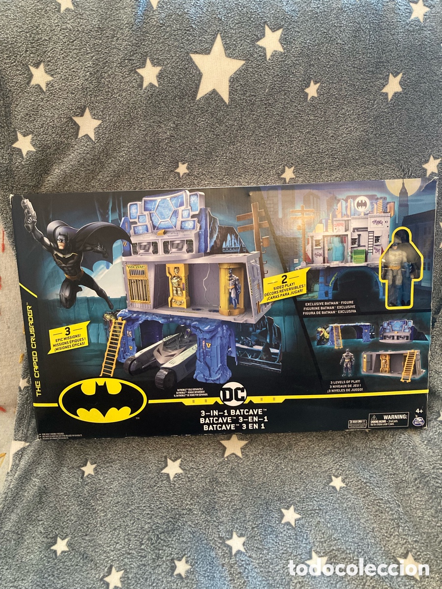 Figuras y mu&ntilde;ecos DC: DC Batman 3 en 1 Batcueva