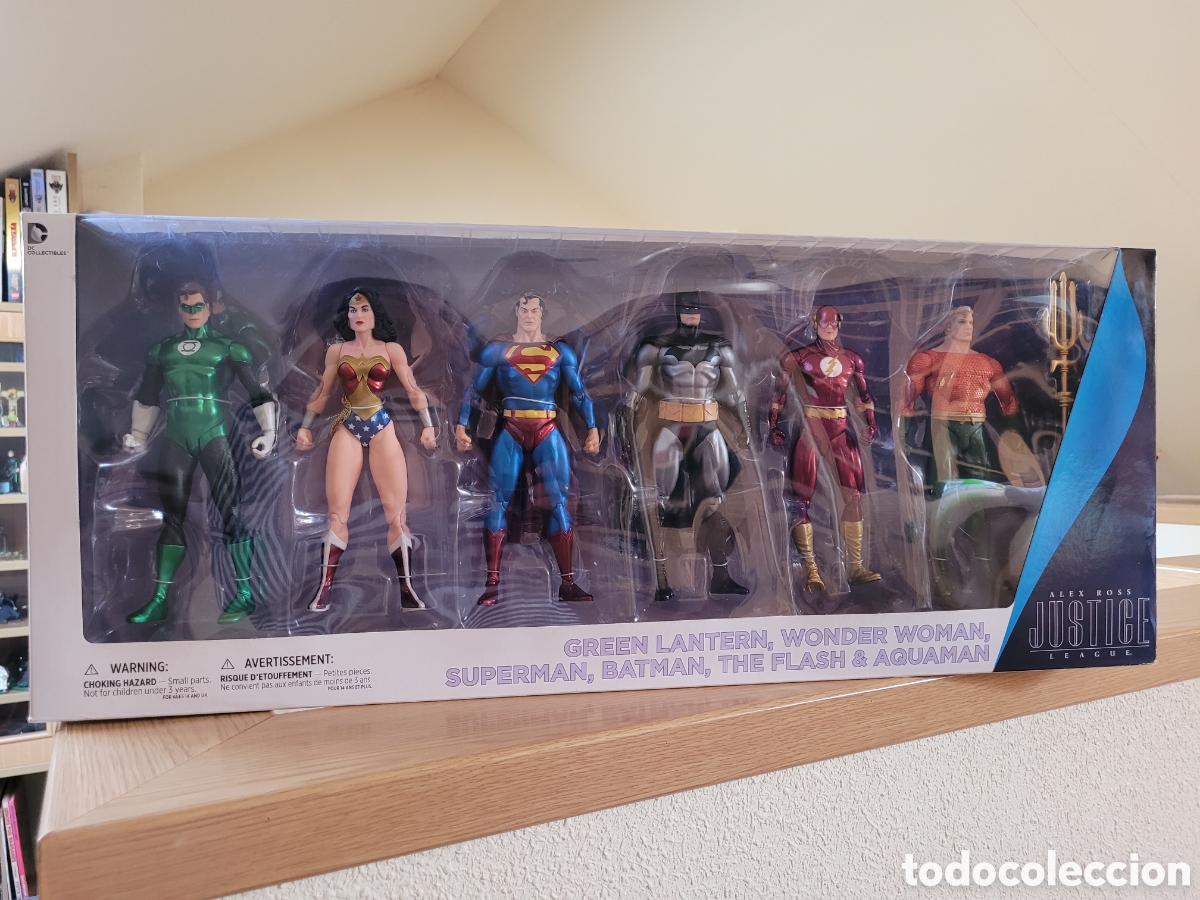 Figuras y mu&ntilde;ecos DC: LA LIGA DE LA JUSTICIA (6 figuras de acci&oacute;n)