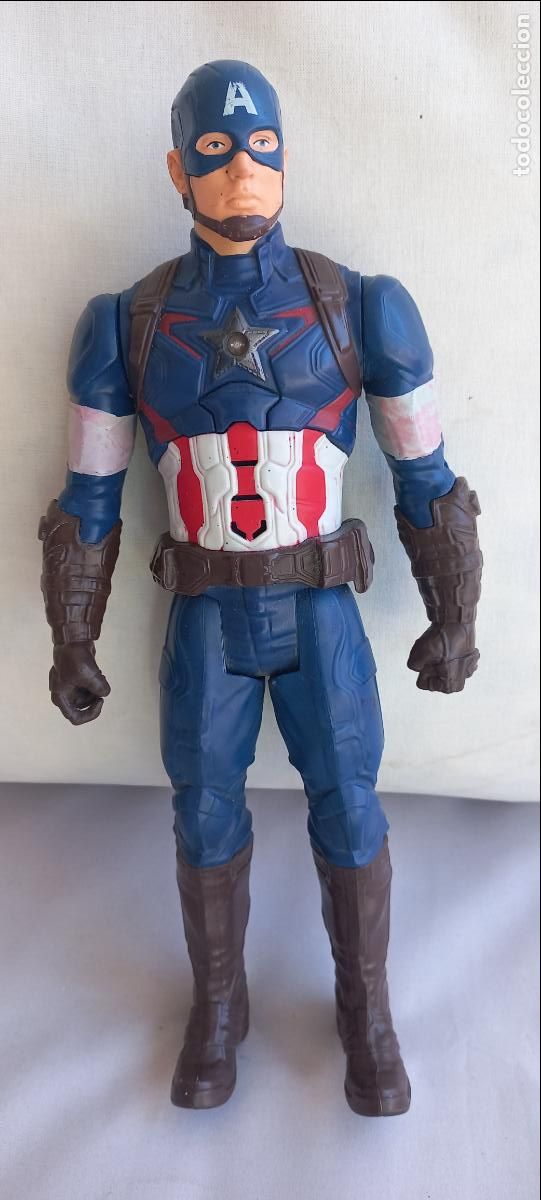 Figuras y mu&ntilde;ecos DC: Figura articulada CAPITAN AMERICA MARVEL. Hasbro 2015. 29 cm. CON SONIDO