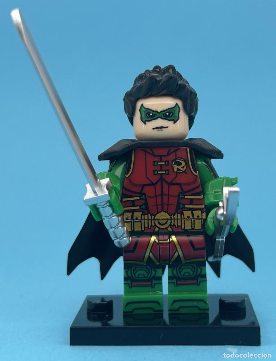 Figuras y mu&ntilde;ecos DC: Minifigura Robin Damian Wayne - DC Comics mu&ntilde;eco - Foto 3