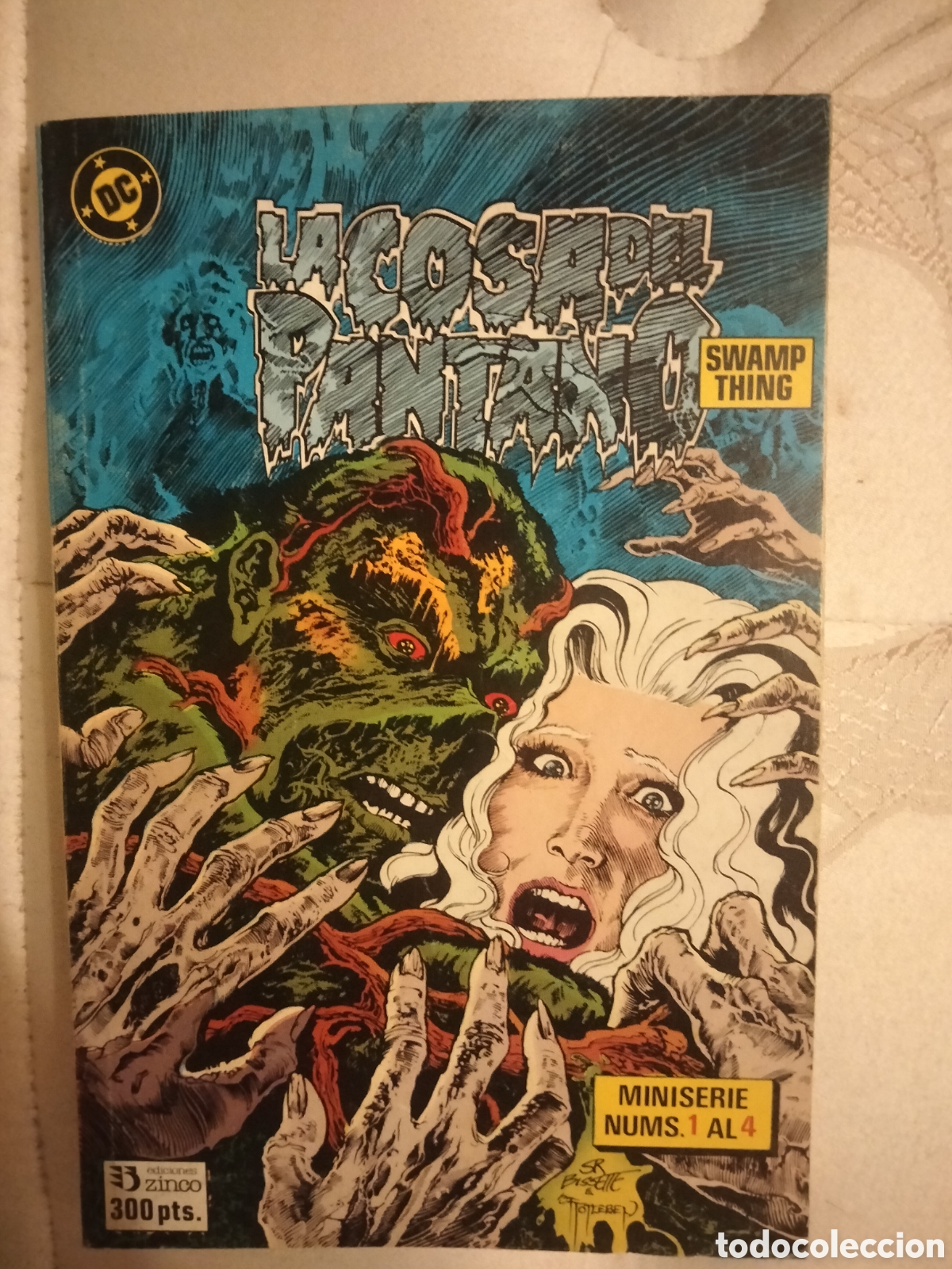 Figuras y mu&ntilde;ecos DC: La cosa del pantano n1al 4 comics