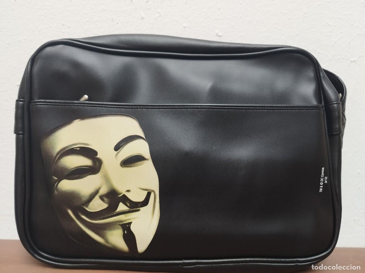 Figuras y mu&ntilde;ecos DC: BANDOLERA BOLSO V DE VENDETTA - GUY FAWKES - DC COMICS OFICIAL (BOLSO RETRO MESSENGER)