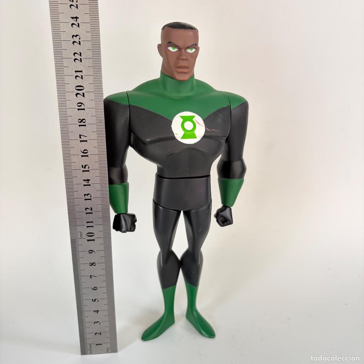 Figuras y mu&ntilde;ecos DC: figura mu&ntilde;eco Green Lantern John Stewart Justice League Mattel 2003 25 cm