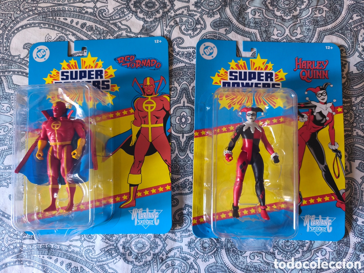 Figuras y mu&ntilde;ecos DC: Harley Quinn y Red Tornado Pack DC Super Powers - Foto 1