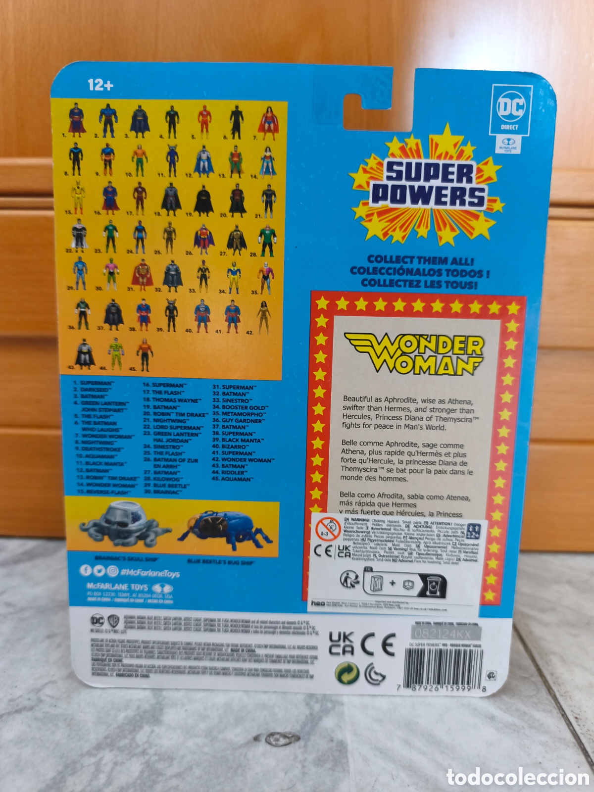 Figuras y mu&ntilde;ecos DC: Wonder Woman Gold DC Super Powers MacFarlane - Foto 2