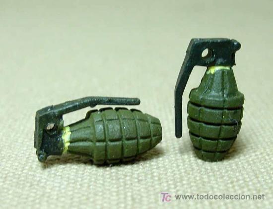 Figuras y mu&ntilde;ecos GI Joe: COMPLEMENTO GIJOE, ADAPTABLE A ESCALA DE GEYPERMAN, 2 GRANADAS - Foto 1