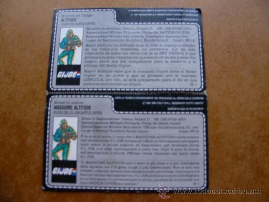 Figuras y mu&ntilde;ecos GI Joe: GI JOE FICHA MAJOR ALTITUDE - Foto 1