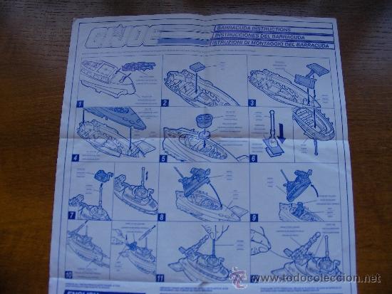 Figuras y mu&ntilde;ecos GI Joe: GI JOE BARRACUDA INSTRUCCIONES - Foto 1