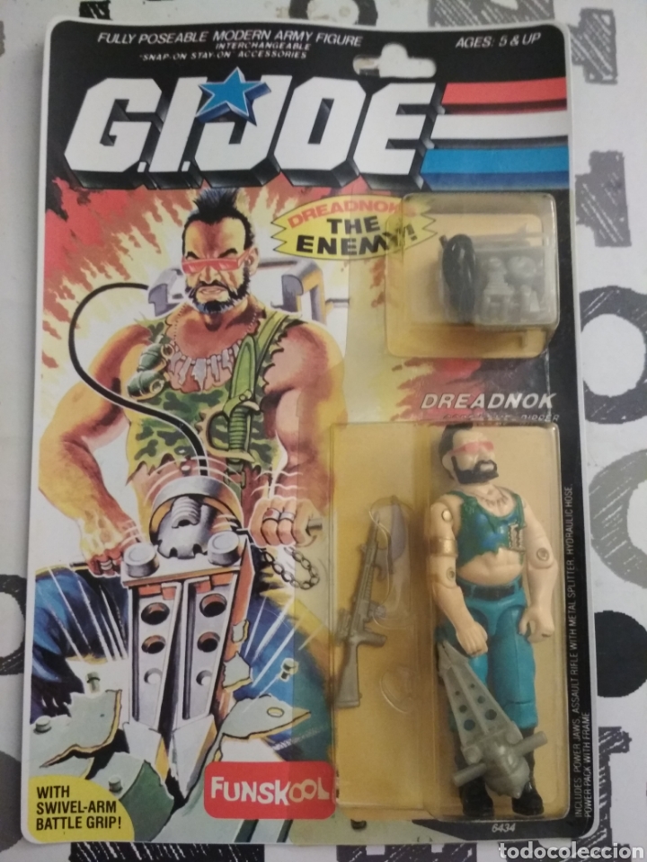Figuras y mu&ntilde;ecos GI Joe: Gi Joe nuevo en blister RIPPER de Dreadnock - Foto 1