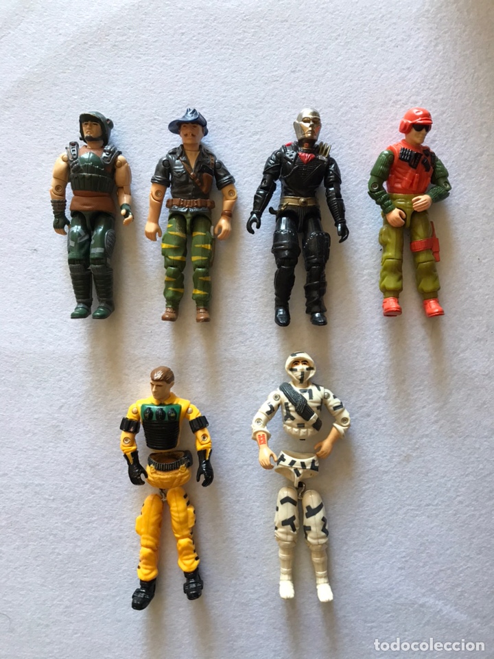 Gijoe Lote De Seis Figuras Muñecos Articulados Gi Joe