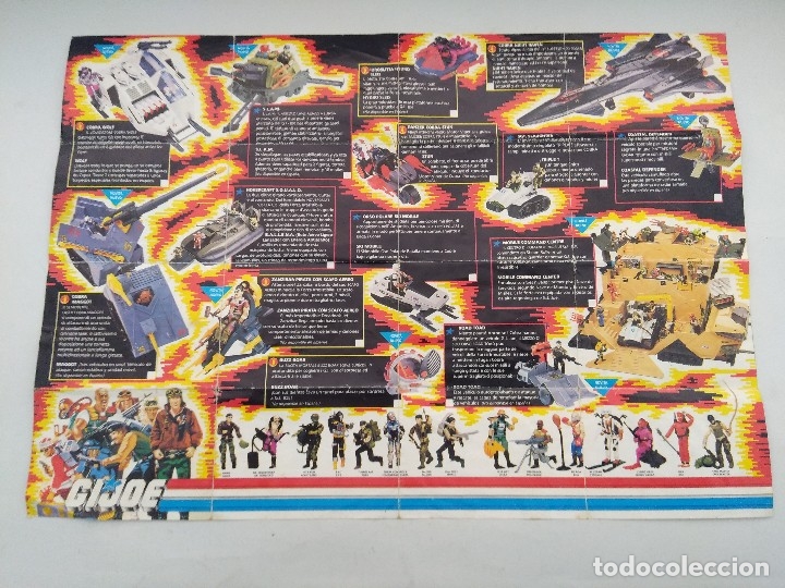 Figuras y mu&ntilde;ecos GI Joe: CATALOGO GI JOE 1988 DESPEGABLE. - Foto 1