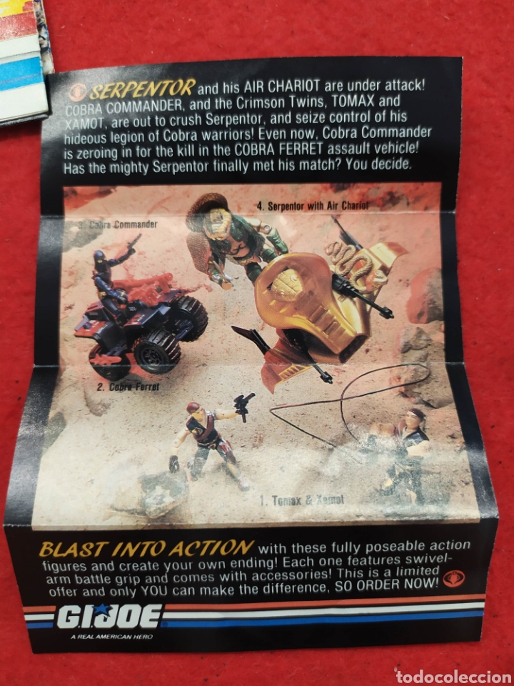 Figuras y mu&ntilde;ecos GI Joe: Lote Cat&aacute;logos / folletos Gi-joe - Foto 8