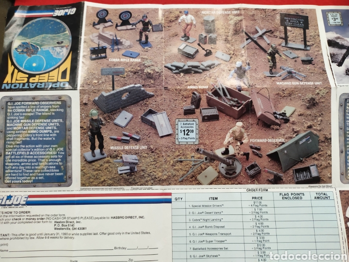 Figuras y mu&ntilde;ecos GI Joe: Catalogo desplegable Gi Joe. Operation Deep Six - Foto 4