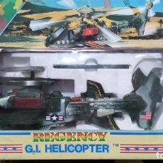 Figuras y Muñecos Gi Joe: ENORME HELICOPTERO- REGENCY G.I. HELICOPTER - BOOTLEG JOE -50 CM. DE LARGO. Lote 387209214