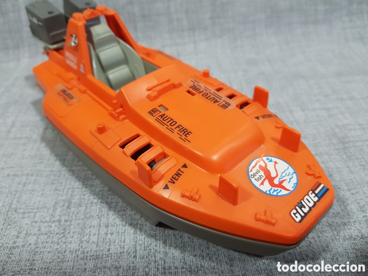Figuras y mu&ntilde;ecos GI Joe: 1986 GI JOE DEVILFISH COBRA HASBRO VEH&Iacute;CULO LANCHA - Foto 13