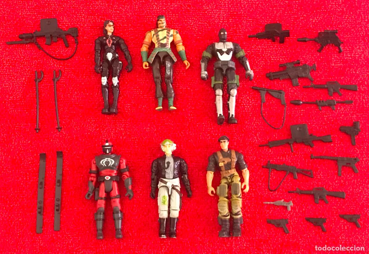 Figuras y mu&ntilde;ecos GI Joe: GI JOE LOTE DE 6 FIGURAS Y COMPLEMENTOS HASBRO 2002 - 1988 - Foto 1