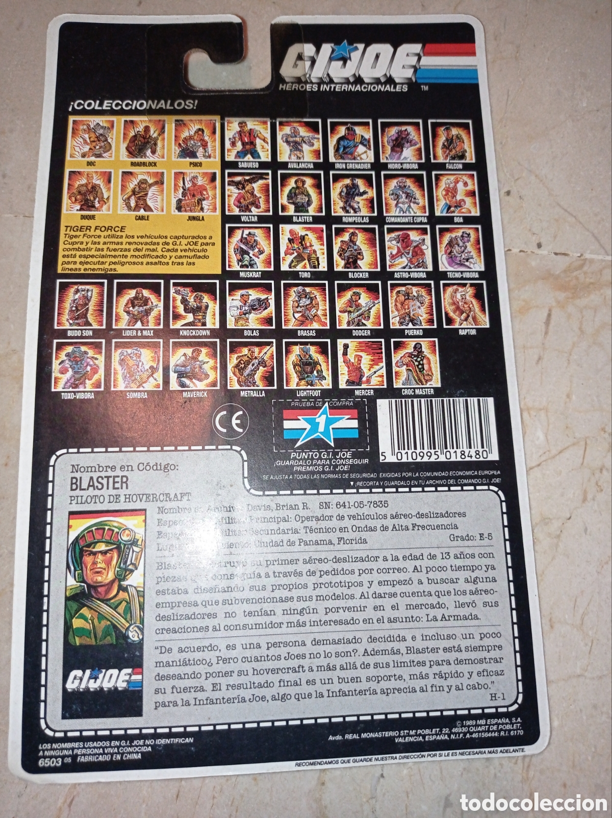 Figuras y mu&ntilde;ecos GI Joe: Gijoe blaster sin estrenar 1989 - Foto 6