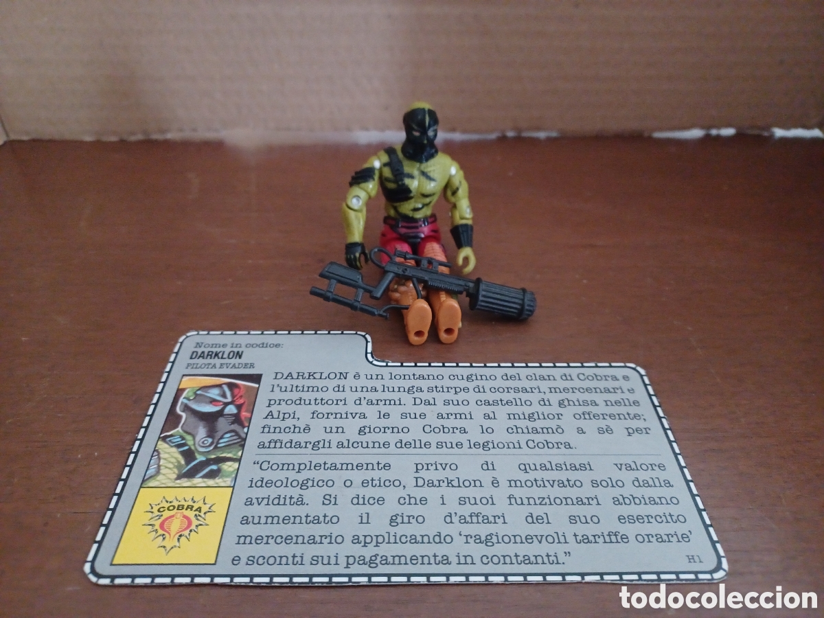 Figuras y mu&ntilde;ecos GI Joe: Mu&ntilde;eco figura gi joe darklon - Foto 1