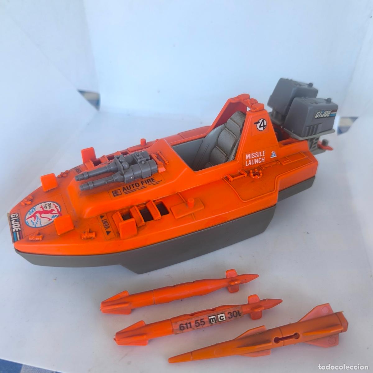 VEHICULE GI JOE - HASBRO 1986 BATEAU DEVILFISH BOAT (22x9cm) - Games and toys