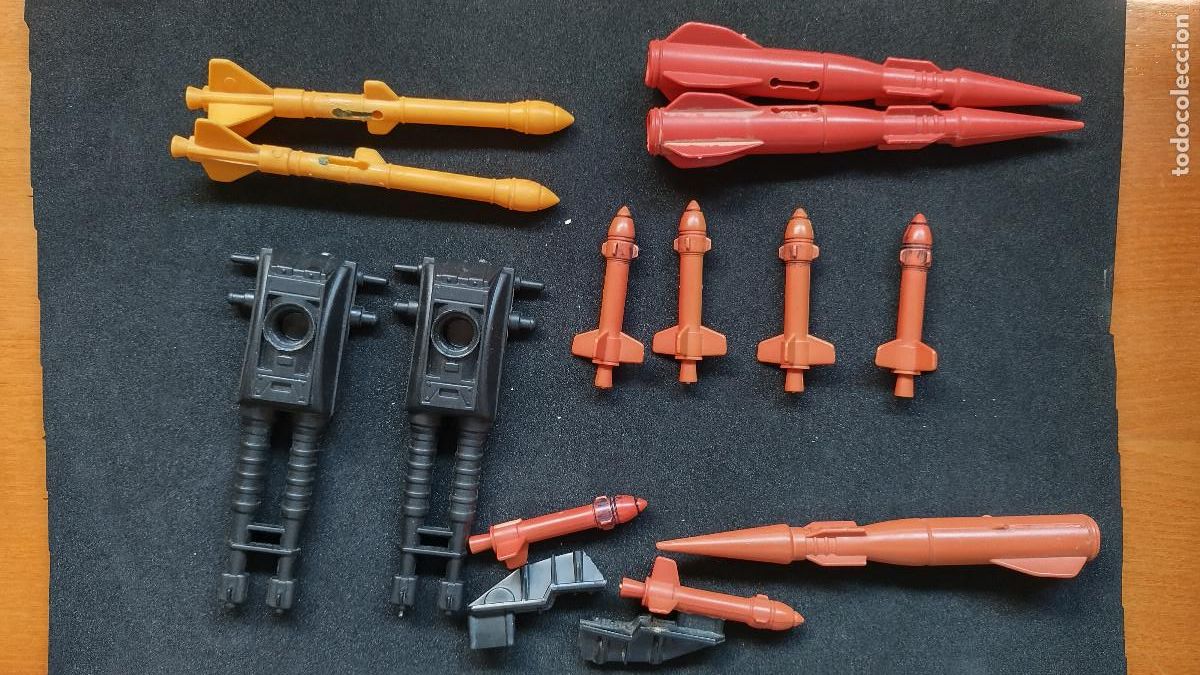 Figuras e Bonecos GI Joe: GI Joe gijoe G.I.Joe lote piezas rolling thunder 1988 misiles ca&ntilde;ones.
