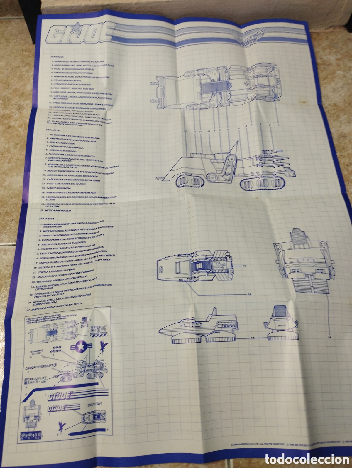 Figuras y mu&ntilde;ecos GI Joe: Instrucciones Sky havoc gijoe - Foto 2