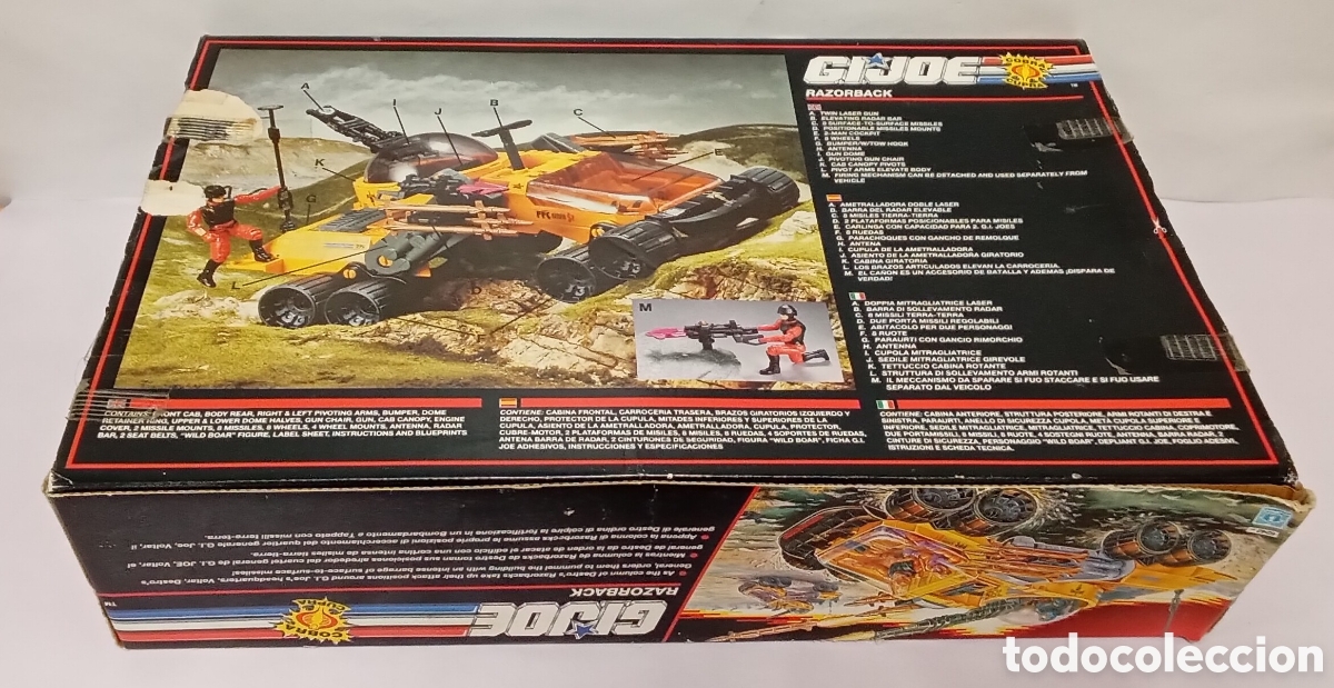Figuras y mu&ntilde;ecos GI Joe: Razorback cobra Cupra Gi Joe Hasbro 1990 - Foto 14
