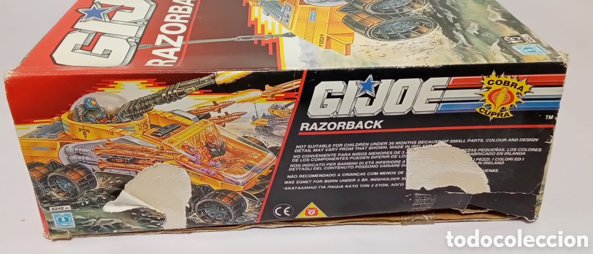 Figuras y mu&ntilde;ecos GI Joe: Razorback cobra Cupra Gi Joe Hasbro 1990 - Foto 15