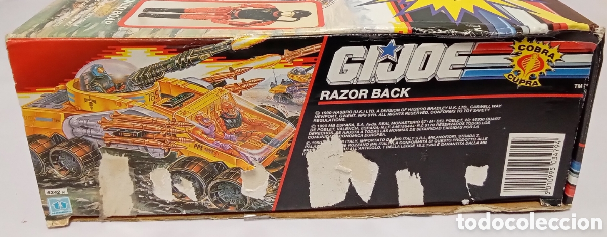 Figuras y mu&ntilde;ecos GI Joe: Razorback cobra Cupra Gi Joe Hasbro 1990 - Foto 16
