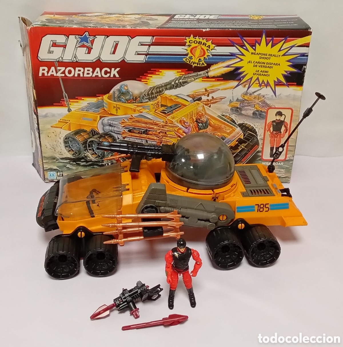 Figuras y mu&ntilde;ecos GI Joe: Razorback cobra Cupra Gi Joe Hasbro 1990 - Foto 1