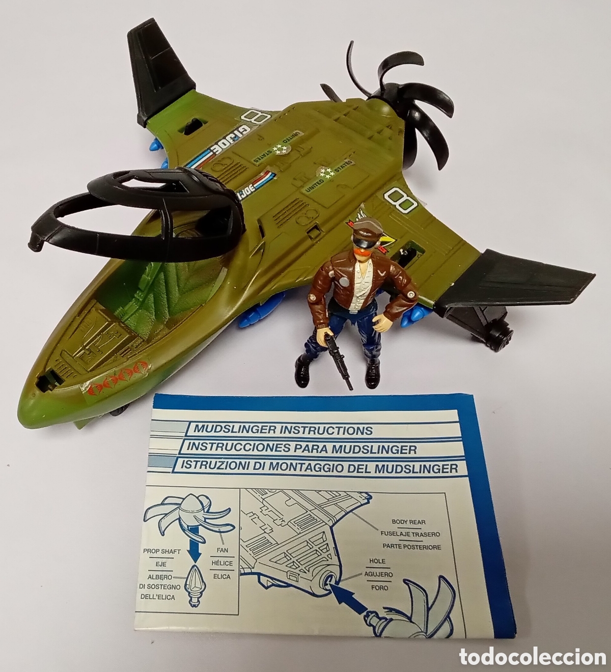 Figuras y mu&ntilde;ecos GI Joe: Mudslinger Gi Joe MB A&ntilde;o 1990 Espa&ntilde;a - Foto 1