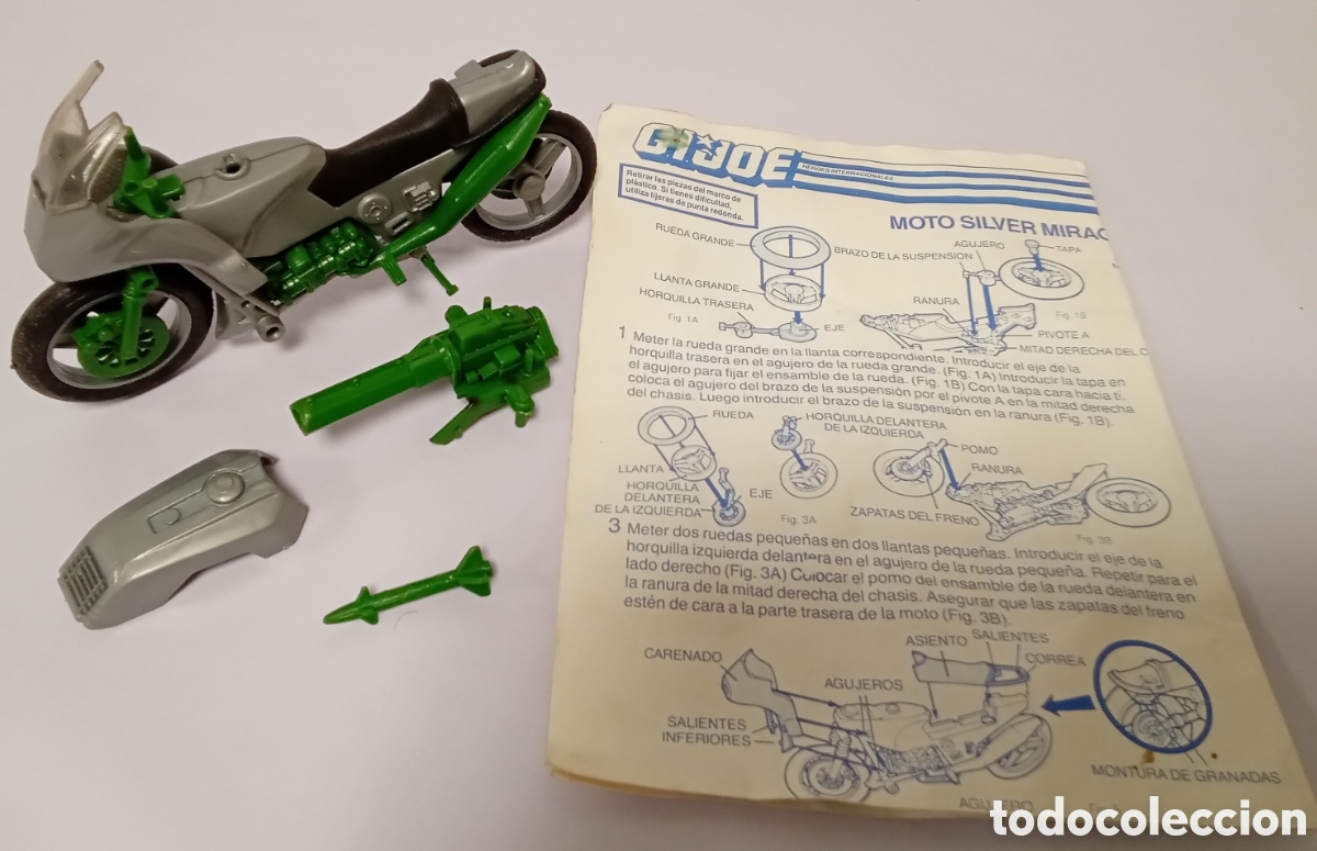 Figuras y mu&ntilde;ecos GI Joe: Moto silver mirage Gi Joe Hasbro - Foto 1