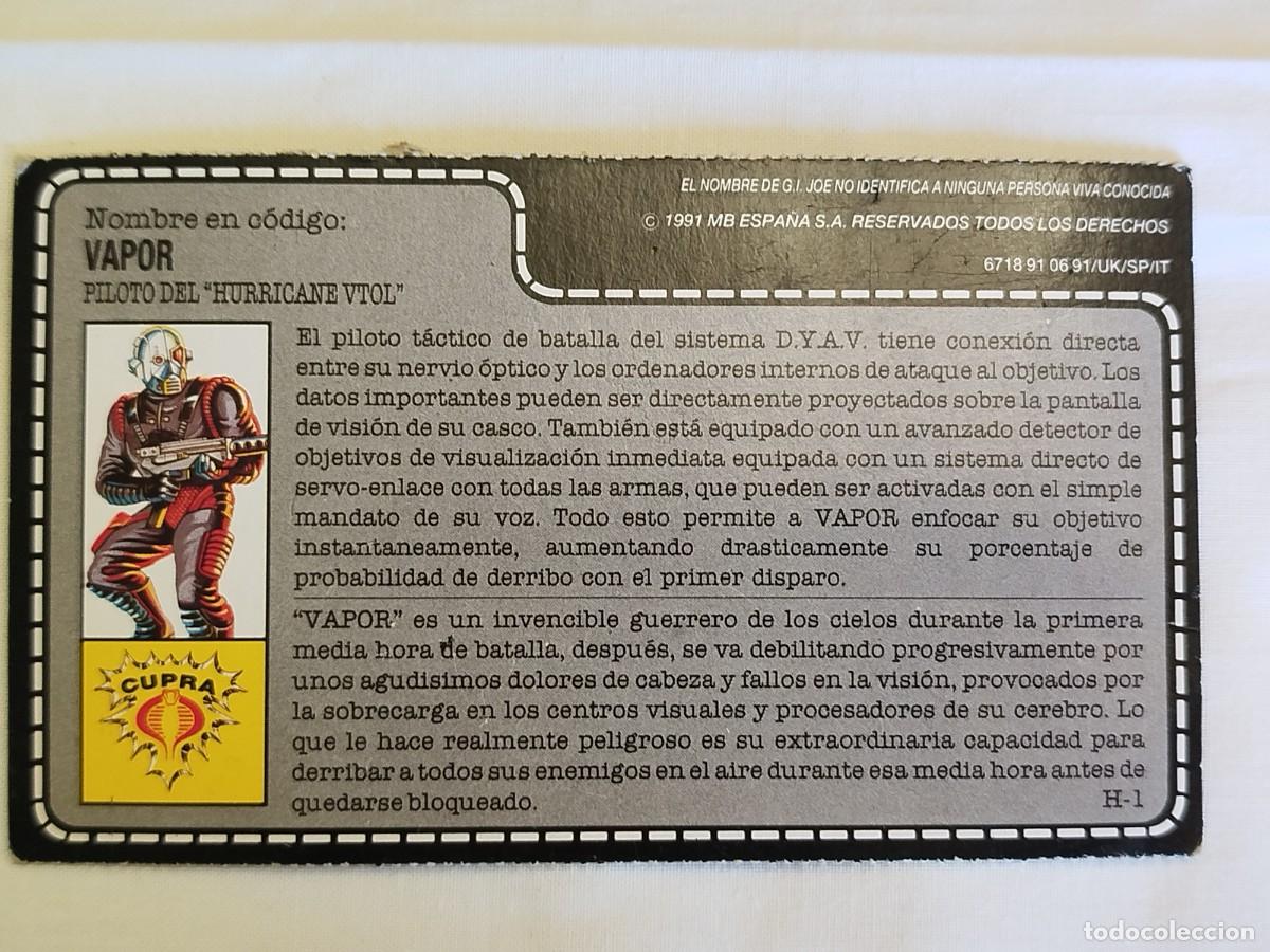 Figuras y mu&ntilde;ecos GI Joe: Fichas G.I. Joe A&ntilde;o 1991 - Foto 4
