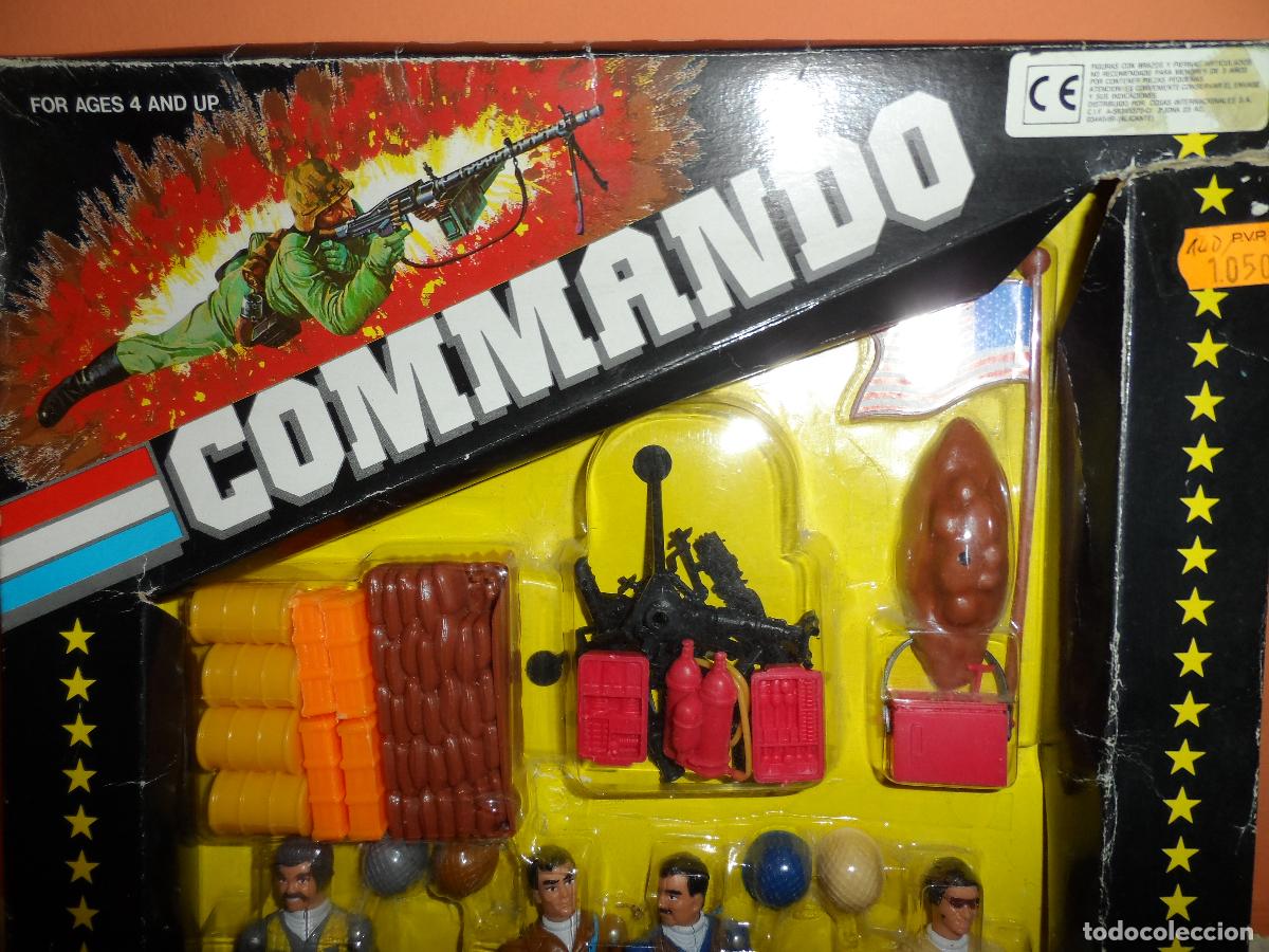 Figuras y mu&ntilde;ecos GI Joe: GIJOE BOOTLEG COMMANDO 4 PACK PLAYSET A&Ntilde;OS 80 NUEVO - Foto 2