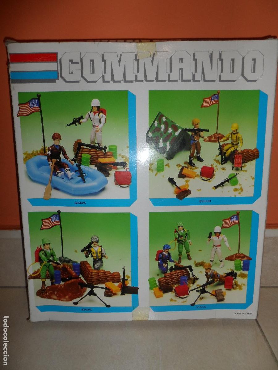 Figuras y mu&ntilde;ecos GI Joe: GIJOE BOOTLEG COMMANDO 4 PACK PLAYSET A&Ntilde;OS 80 NUEVO - Foto 4
