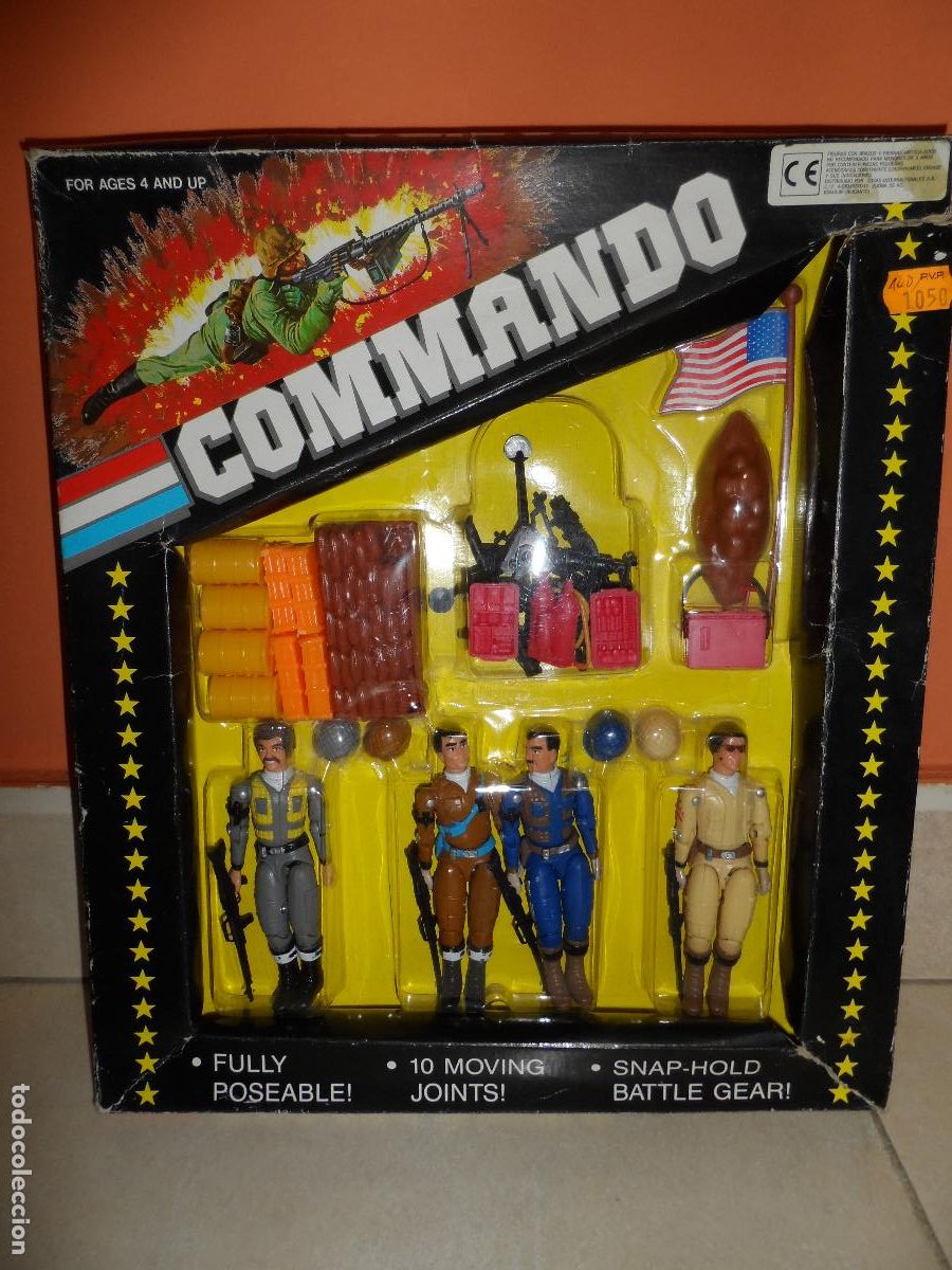Figuras y mu&ntilde;ecos GI Joe: GIJOE BOOTLEG COMMANDO 4 PACK PLAYSET A&Ntilde;OS 80 NUEVO - Foto 1
