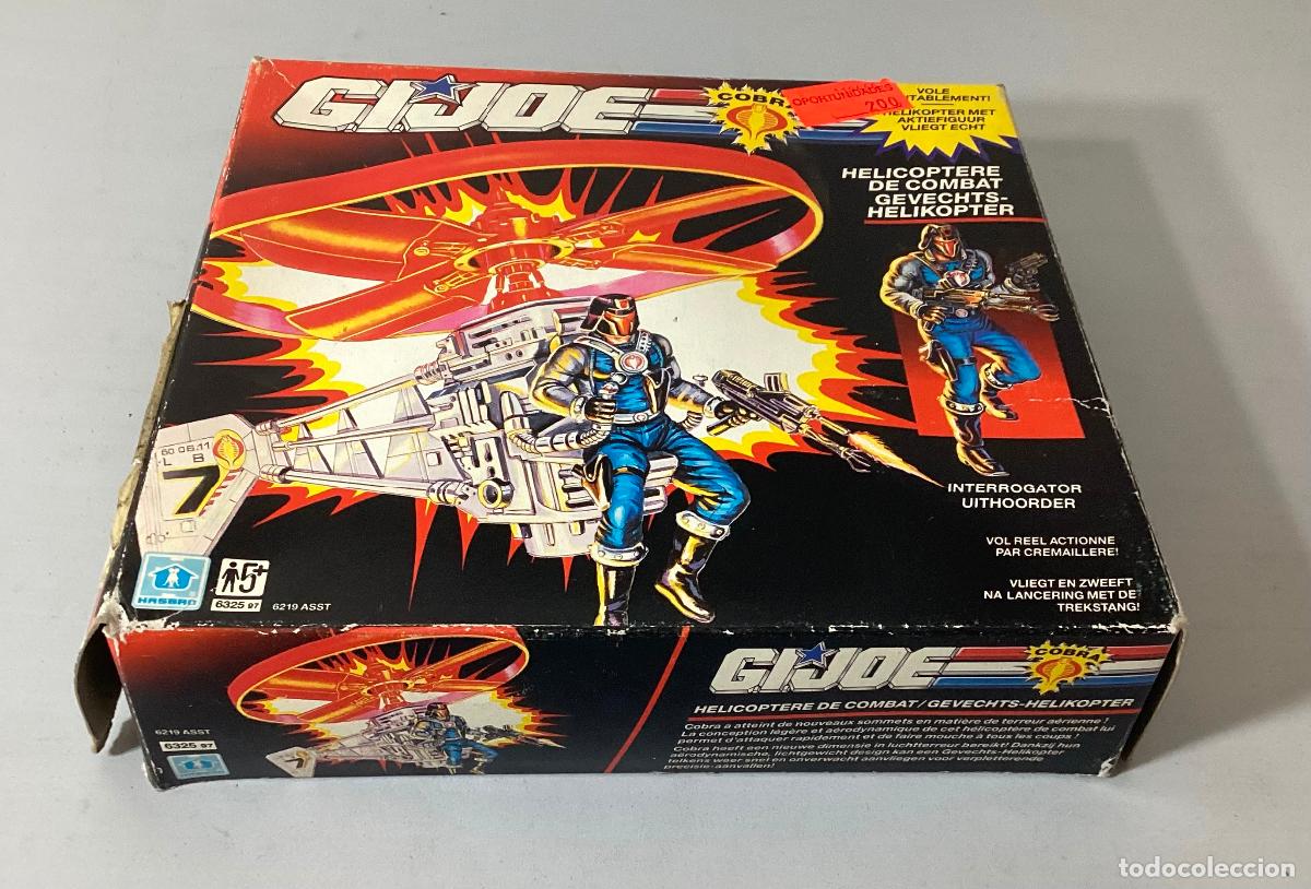 Figuras y Mu&ntilde;ecos Gi Joe: NAVE GIJOE, GI JOE, HELICOPTERO DE COMBATE CON FIGURA, HASBRO, A&Ntilde;O 1991, EN CAJA. CC