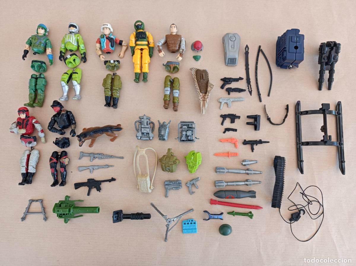Figuras y Mu&ntilde;ecos Gi Joe: LOTE DE FIGURAS Y ACCESORIOS GI JOE HASBRO