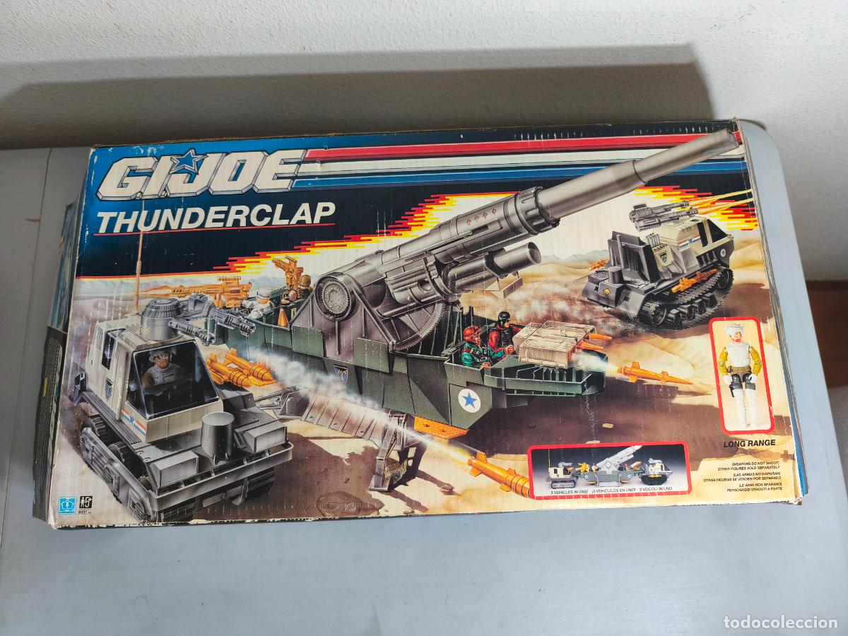 Figuras y Mu&ntilde;ecos Gi Joe: GI JOE NAVE THUNDERCLAP + FIGURA LONG RANGE REF 6231, A&Ntilde;O 1990, HASBRO, EN CAJA. CC
