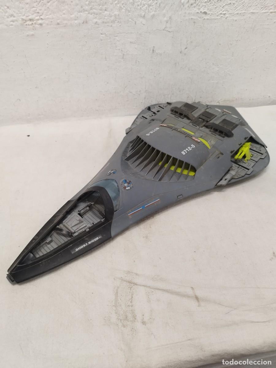 Figuras y Mu&ntilde;ecos Gi Joe: Nave espacial de juguete, Gijoe Phantom X-19. Stealth Fighter Ghost, Hasbro 1988 incompleta.