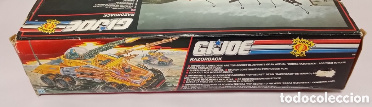 Figuras y mu&ntilde;ecos GI Joe: Gi Joe Razorback cobra Cupra Hasbro 1990 - Foto 9