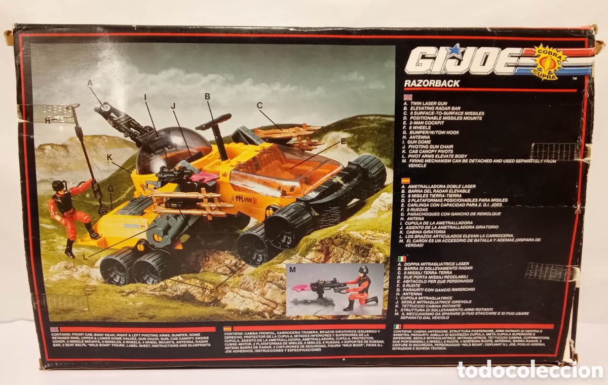 Figuras y mu&ntilde;ecos GI Joe: Gi Joe Razorback cobra Cupra Hasbro 1990 - Foto 13