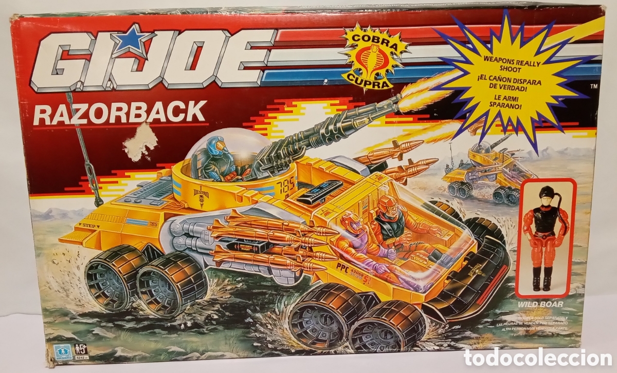 Figuras y Mu&ntilde;ecos Gi Joe: Gi Joe Razorback cobra Cupra Hasbro 1990