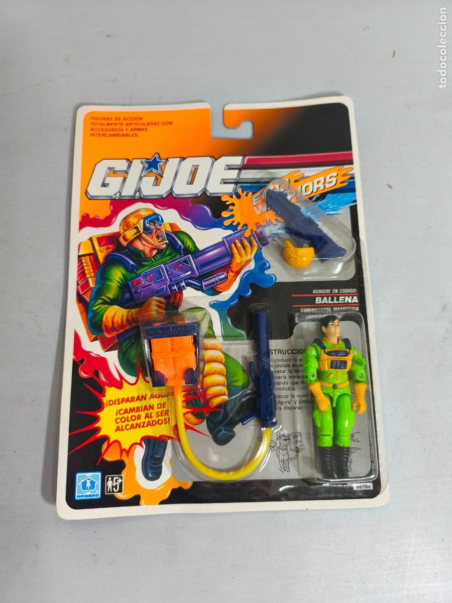Figuren von GI Joe: FIGURA GIJOE, GI JOE ECO WARRIORS, BALLENA, DE HASBRO, A&Ntilde;O 1991, EN BLISTER. CC