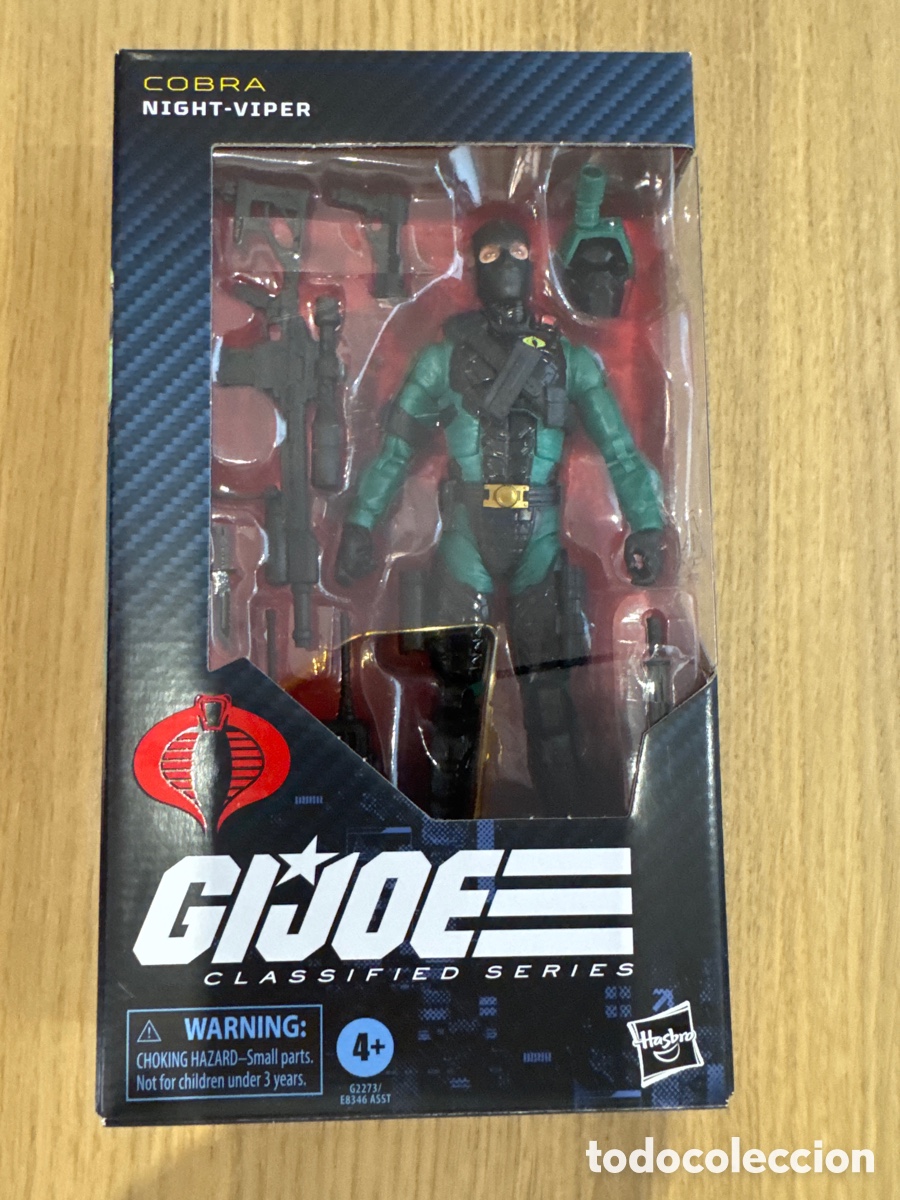 Figuras y mu&ntilde;ecos GI Joe: Figura Cobra Night-Viper GI Joe Classified Series Hasbro