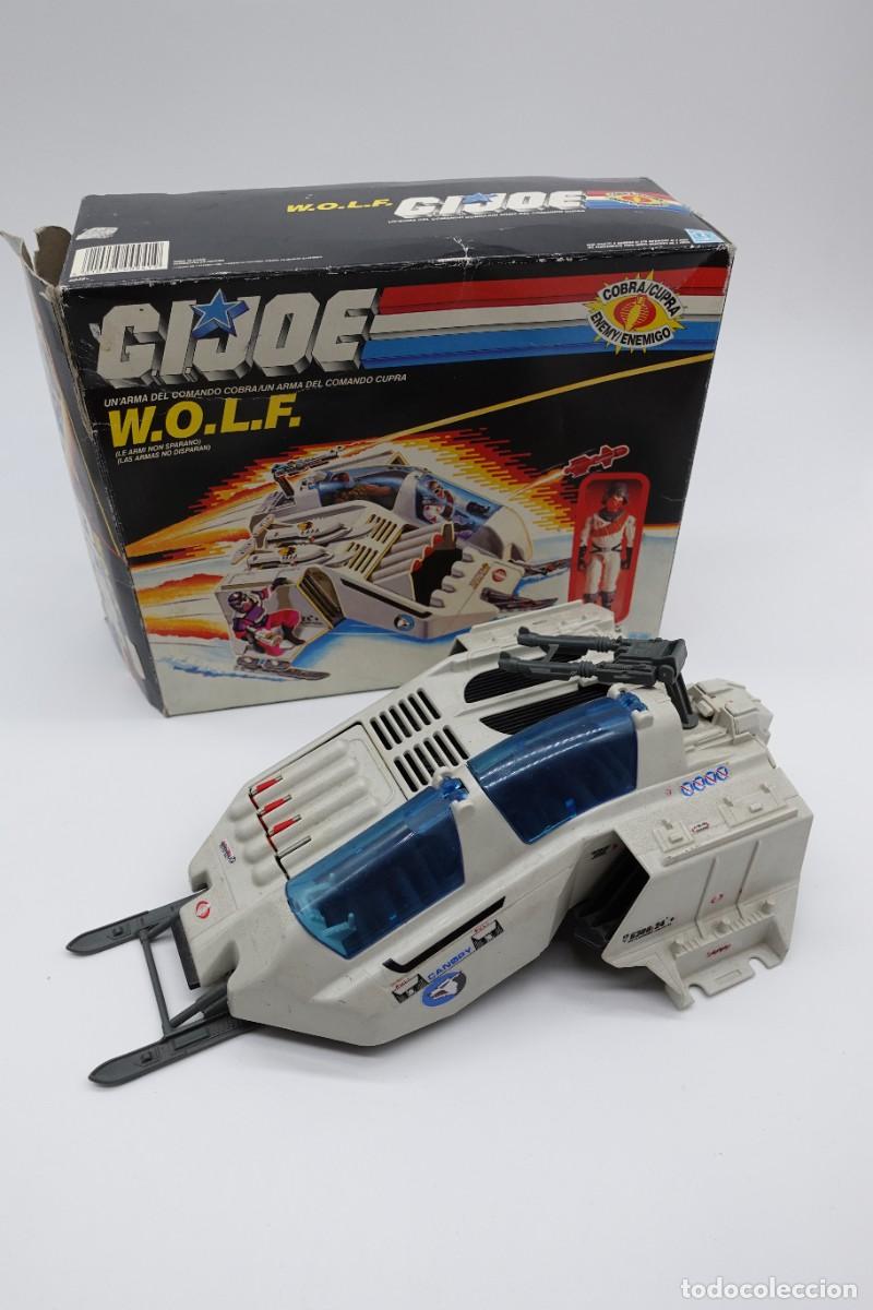 Figuren von GI Joe: VEH&Iacute;CULO &Aacute;RTICO W.O.L.F. DE G.I. JOE COBRA CON CAJA ORIGINAL - HASBRO VINTAGE