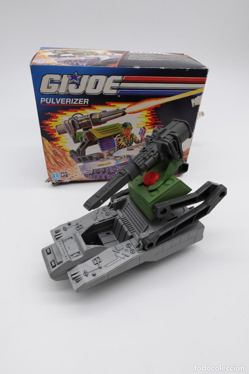 Figuren von GI Joe: VEH&Iacute;CULO TANQUE PULVERIZER DE G.I. JOE CON CAJA ORIGINAL - HASBRO VINTAGE