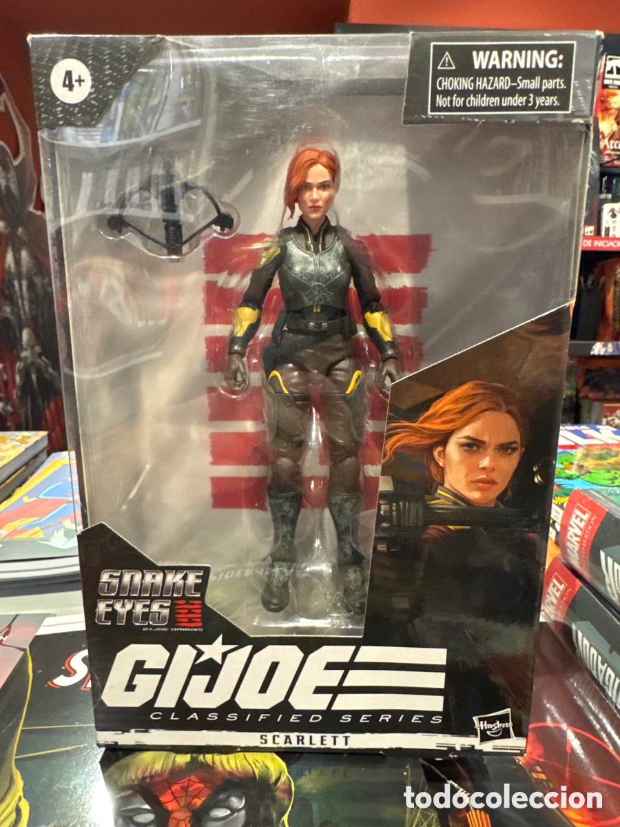 Figuras y mu&ntilde;ecos GI Joe: FIGURA SCARLETT G.I. JOE CLASSIFIED SERIES HASBRO